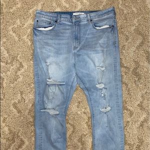 36x32 Slim Taper Jeans (w/ holes in leg)
